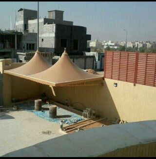 مظلات وسواتر السيالي 0500660135 بيوت شعر قرميد مستودعات شبوك