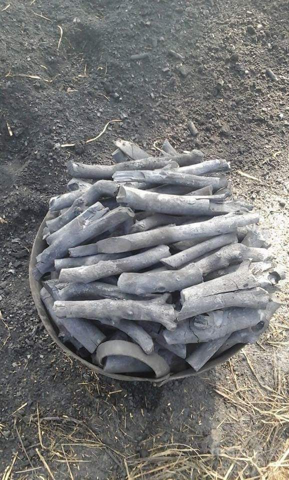 فحم برتقال عديم الرائحة