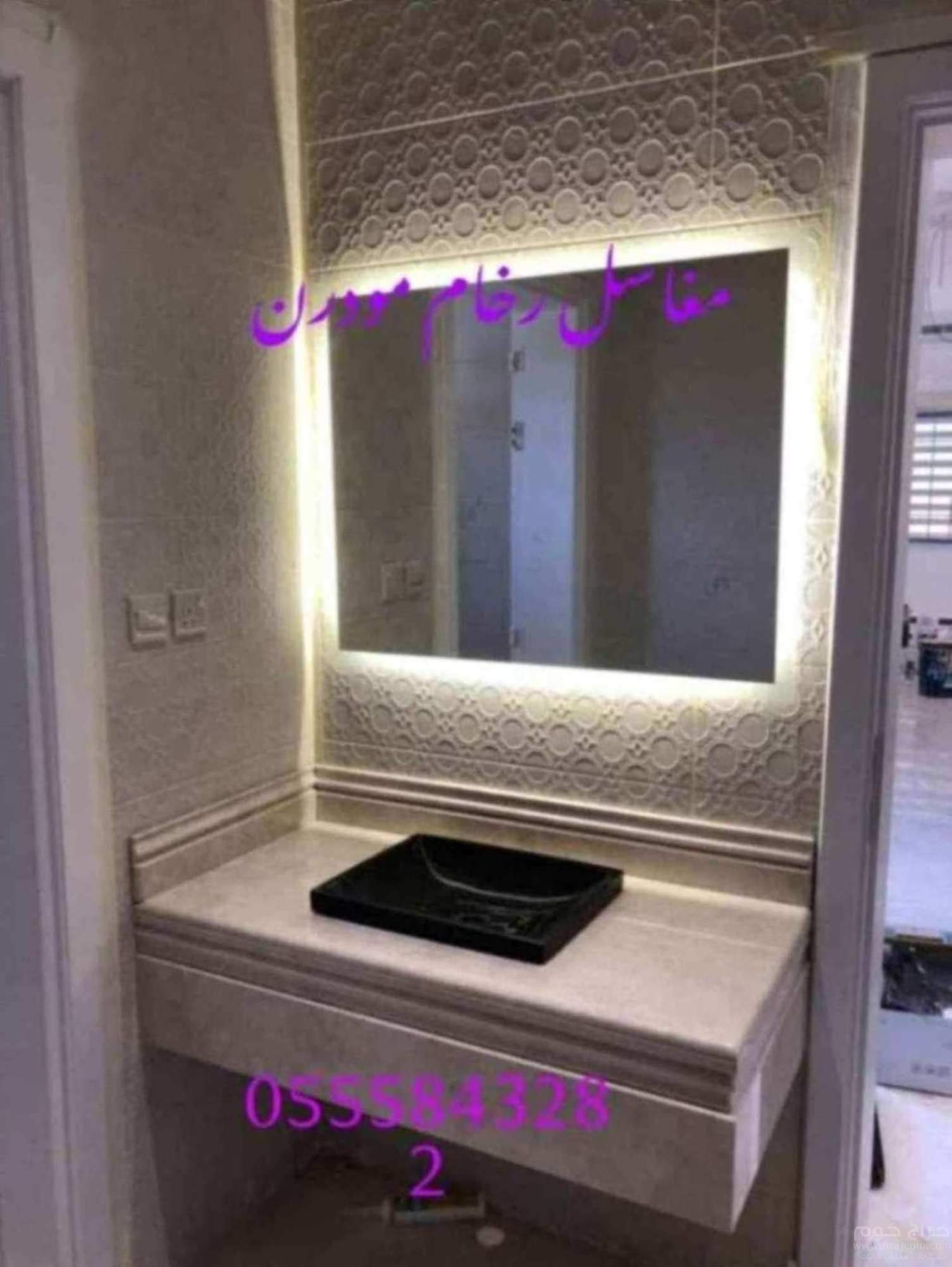 مغاسل رخام ، صور مغاسل حمامات امريكية جديدة