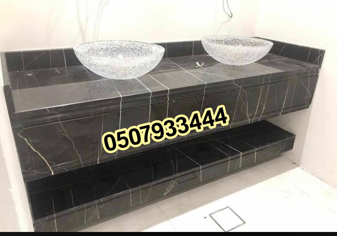 مغاسل رخام ، ديكورات مغاسل الحمامات جميلة وفاخرة