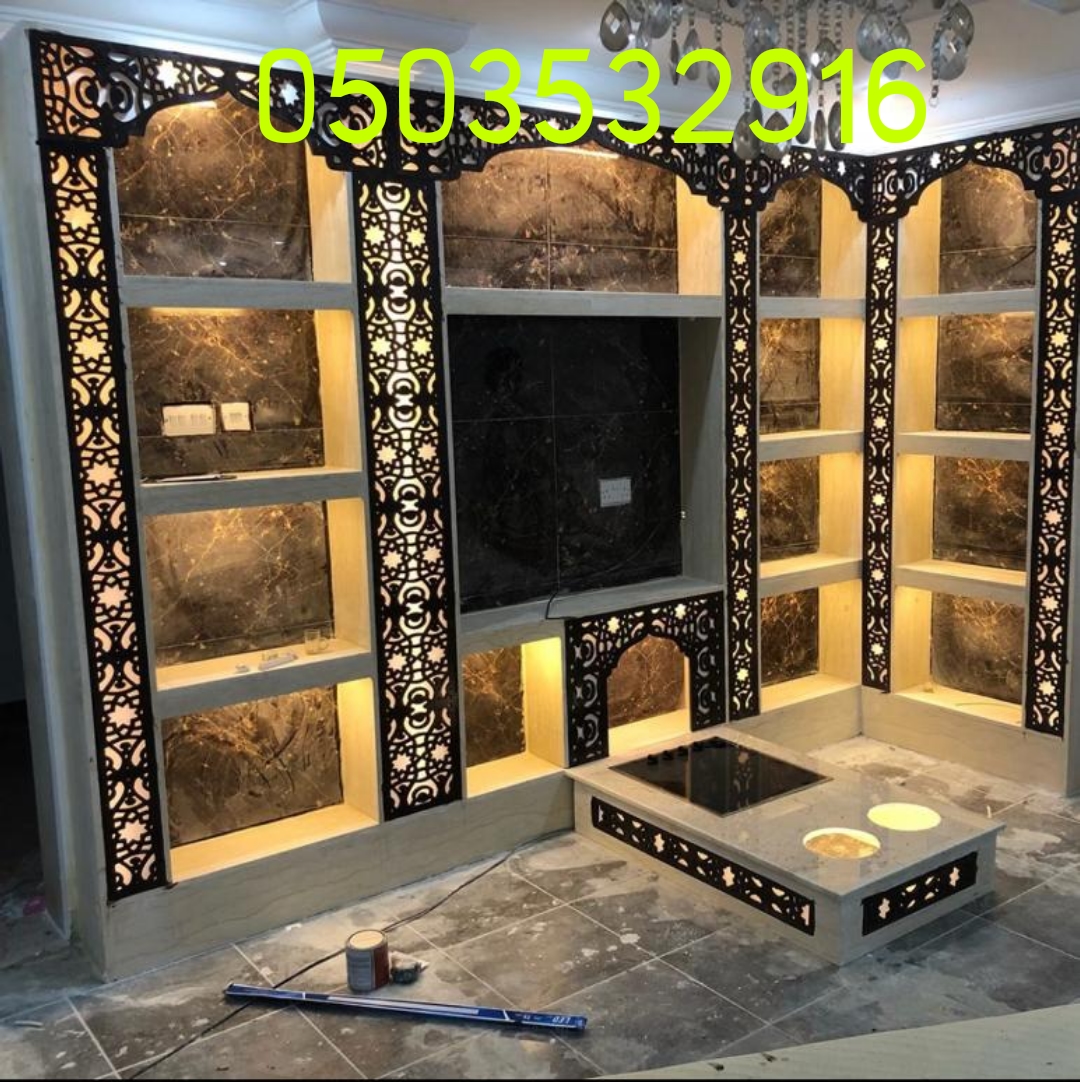 مشبات، مشبات رخام وحجر،  ديكور مشب حديث