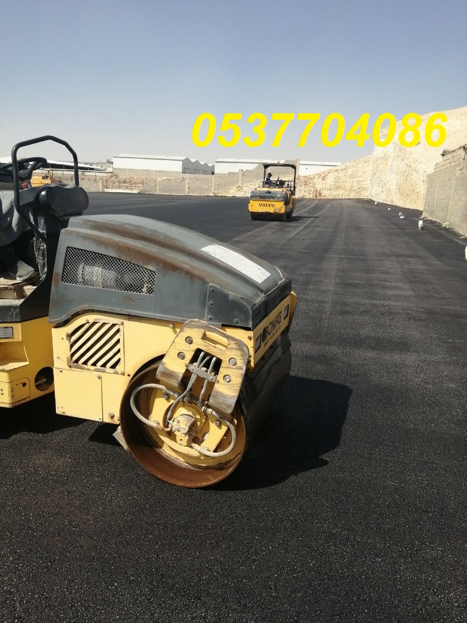 مقاول حفر و سفلتة طرق بالرياض 0537704086